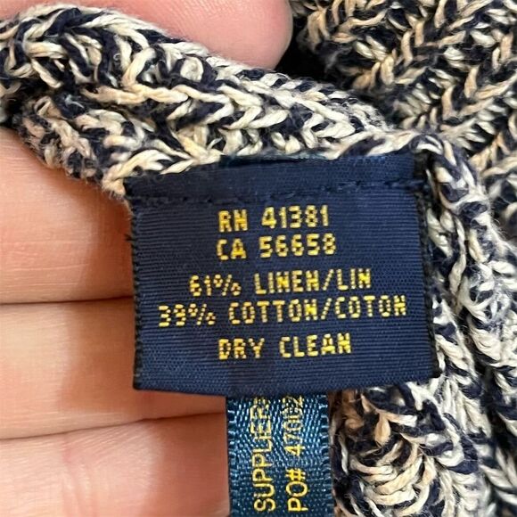 Polo Ralph Lauren Women's Gray Cardigan Sweater L V-Neck Long Sleeve - Picture 4 of 7